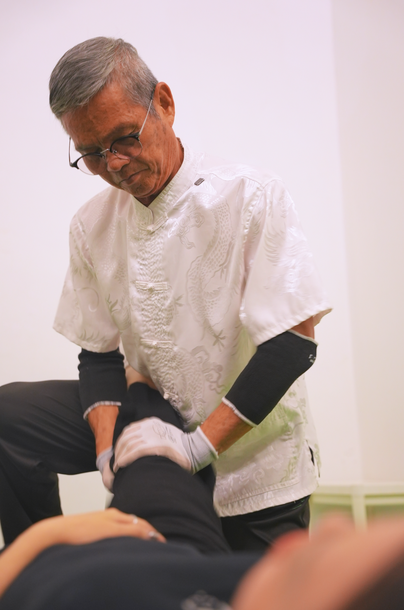 Uncle Lim, founder of the Meridian Tuina Course